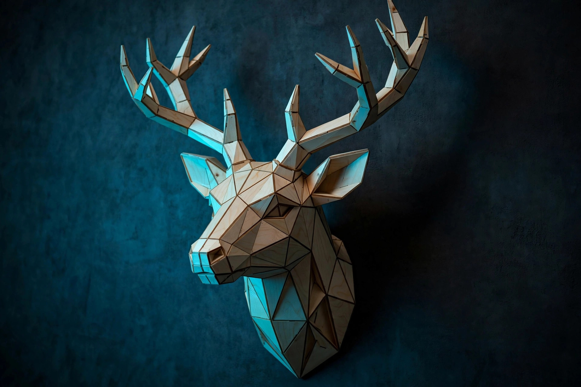 Deer Head Trophy — 3D Slot Puzzle