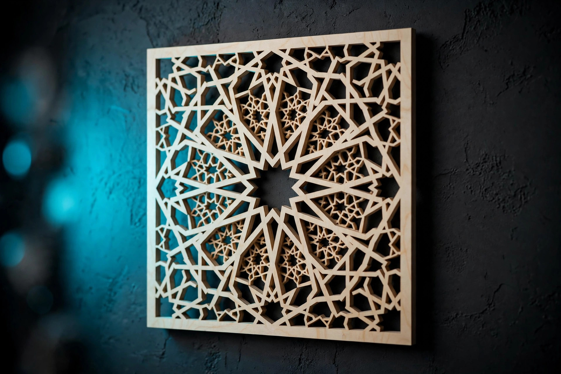 Islamic Geometric Wall Art — 12 Pack
