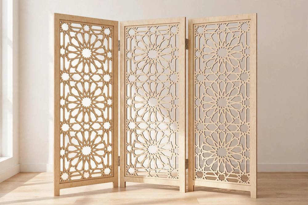 Moroccan Jali Screen Panels — 8 Pack